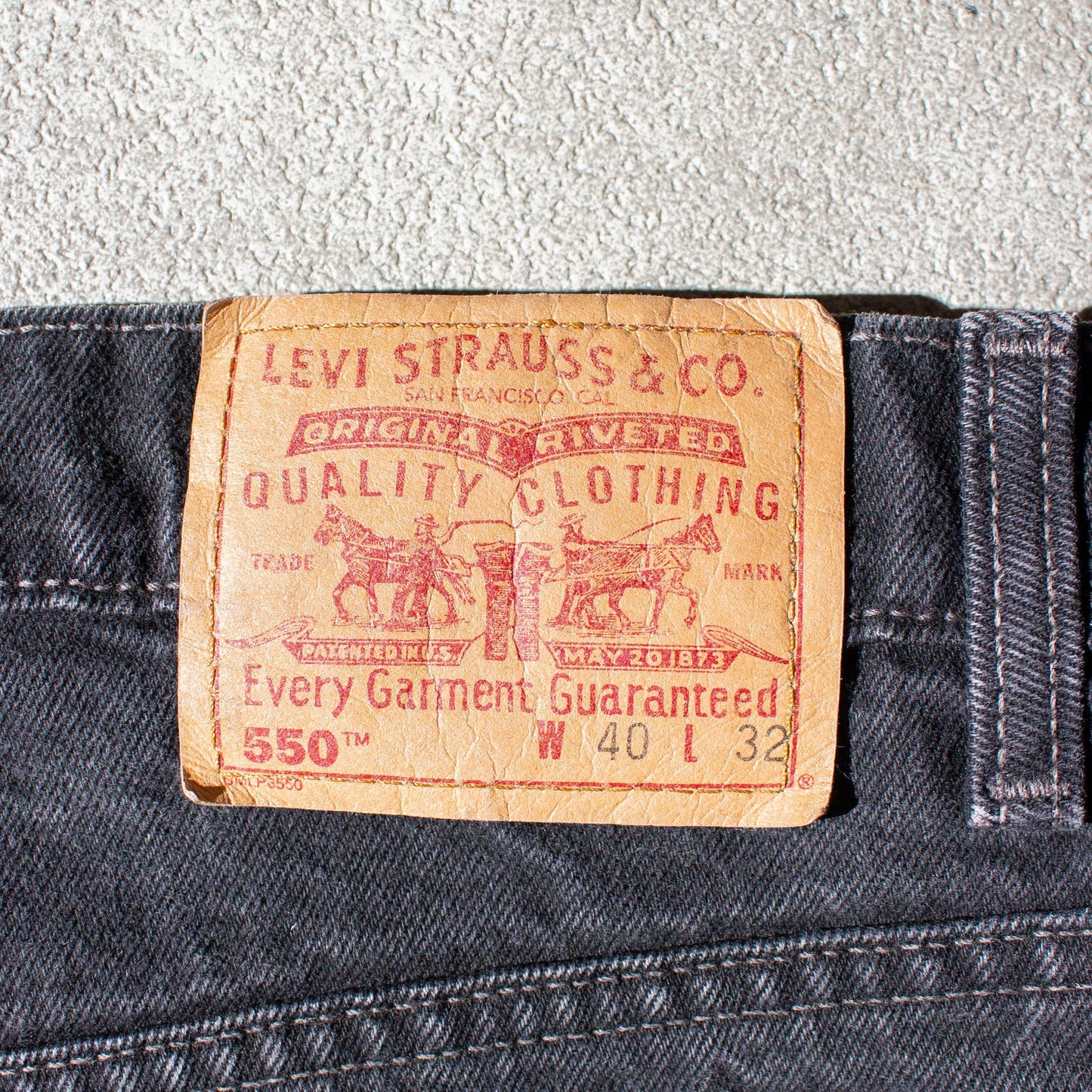 550 "Relax Fit" Denim Pants Made in CANADA
