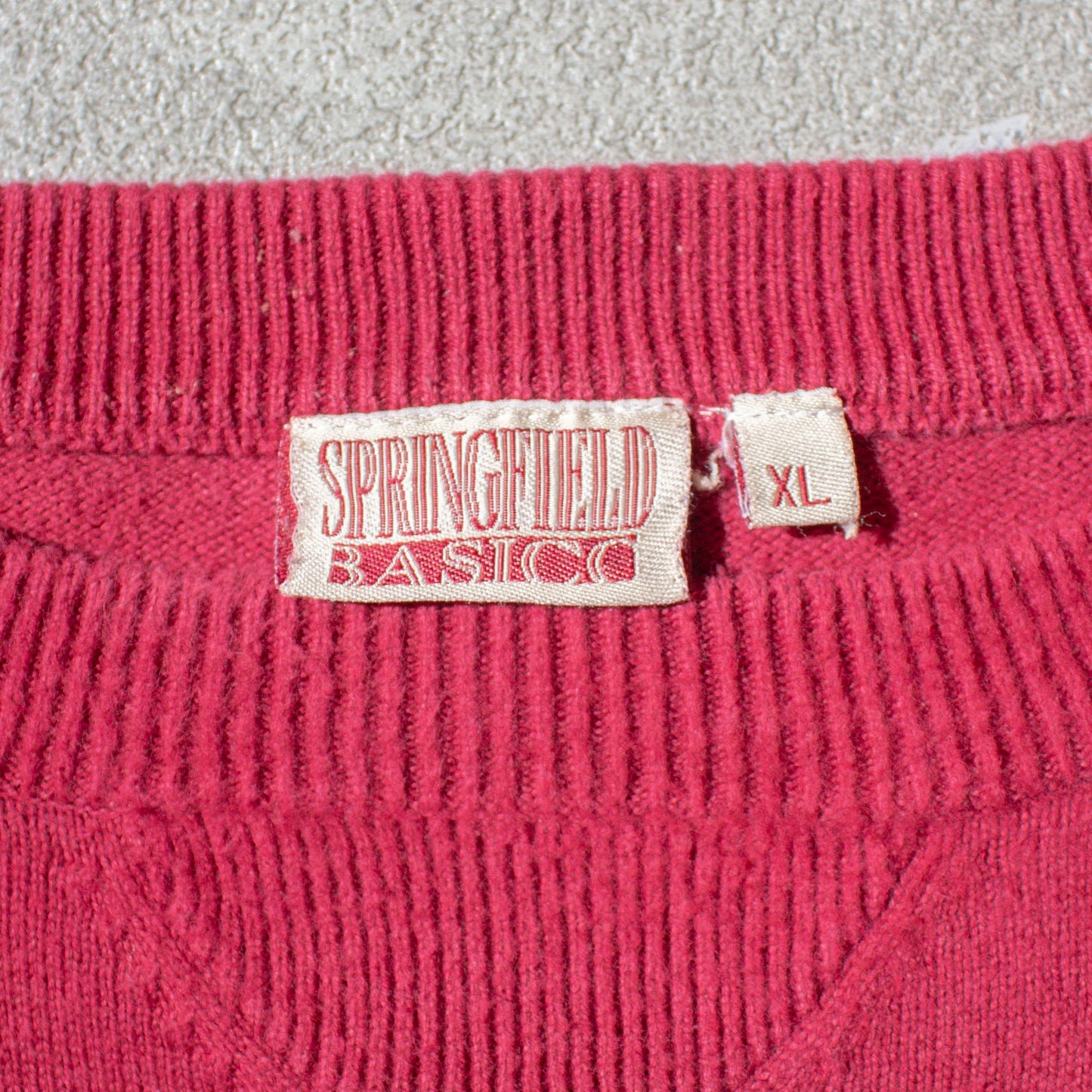 Cotton Crewneck Knit Sweater