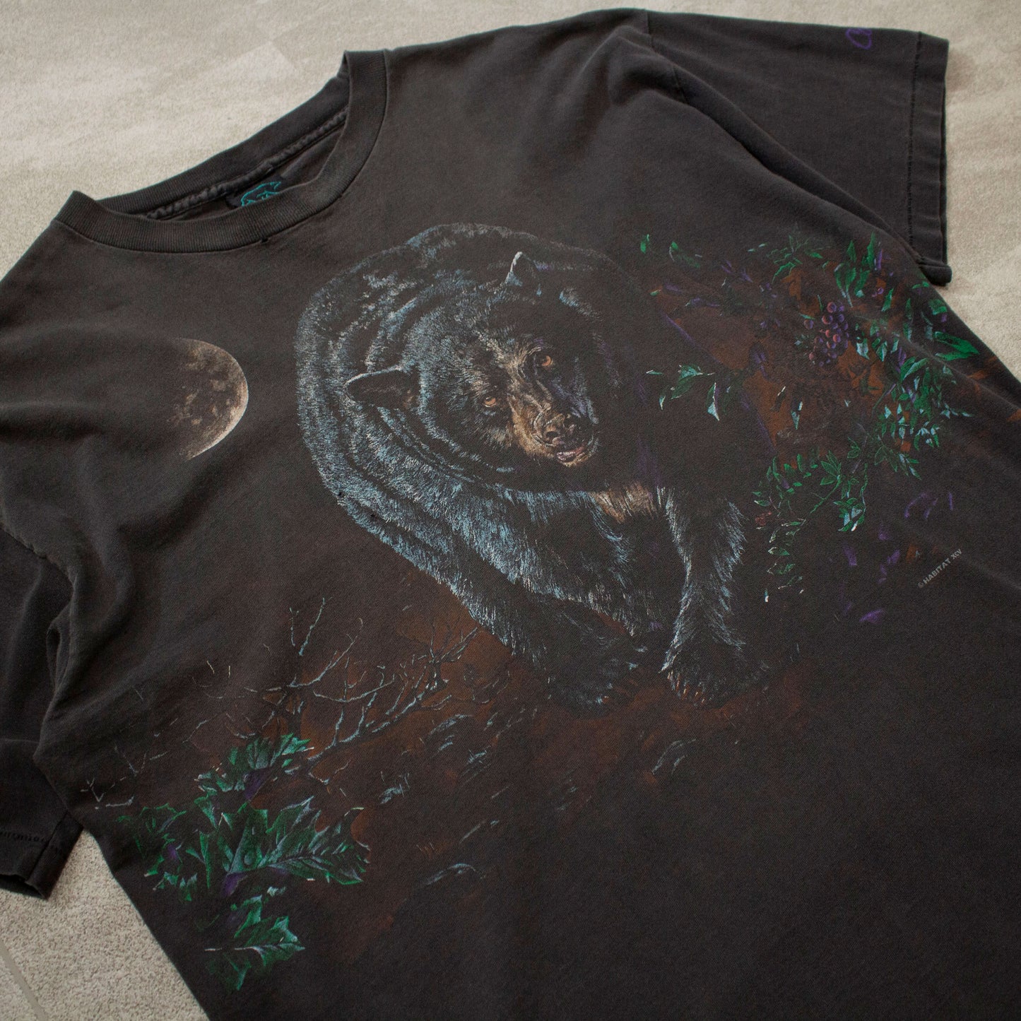 Bear Printed S/S Tee Made in U.S.A.