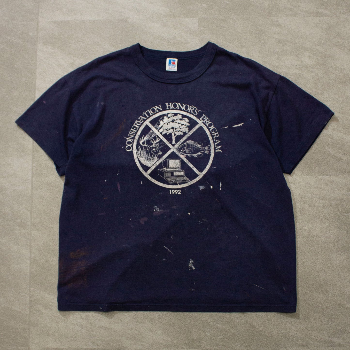 Painted S/S Tee Made in U.S.A.