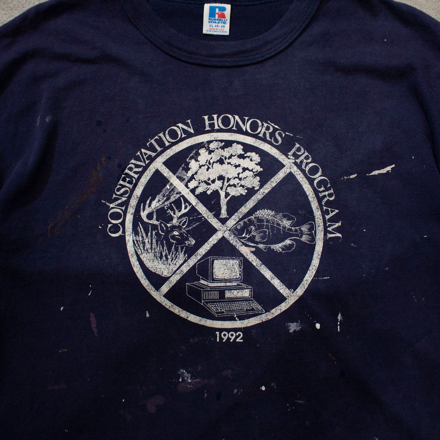 Painted S/S Tee Made in U.S.A.