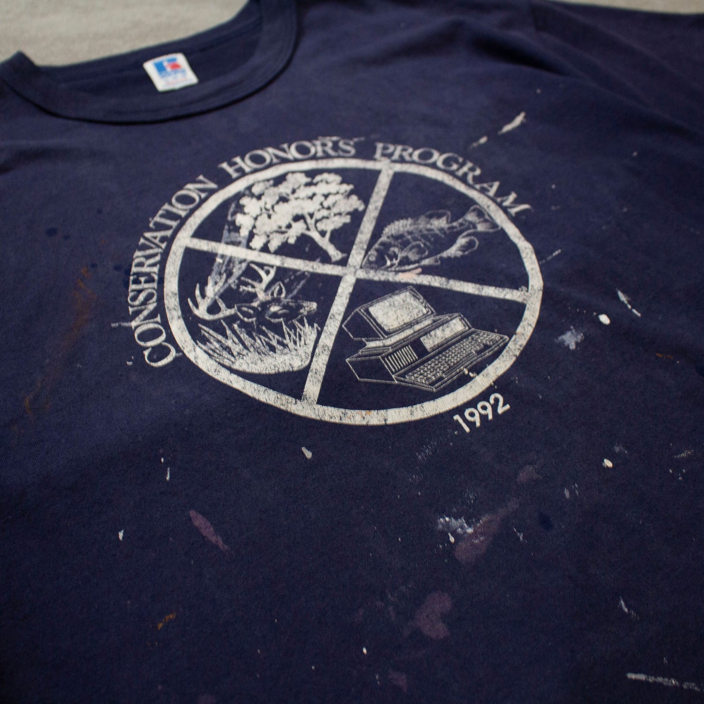 Painted S/S Tee Made in U.S.A.