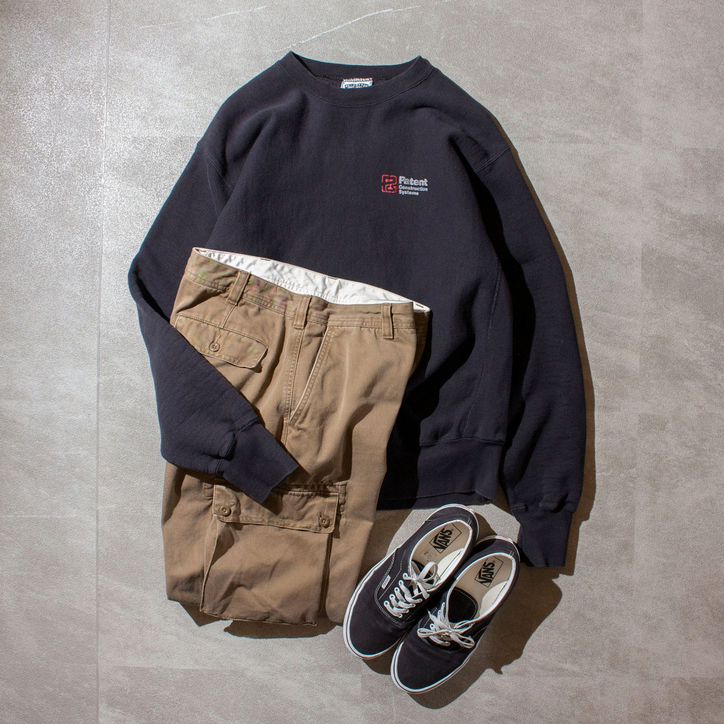 "CROSS GRAIN" Crewneck Sweat Made in U.S.A.