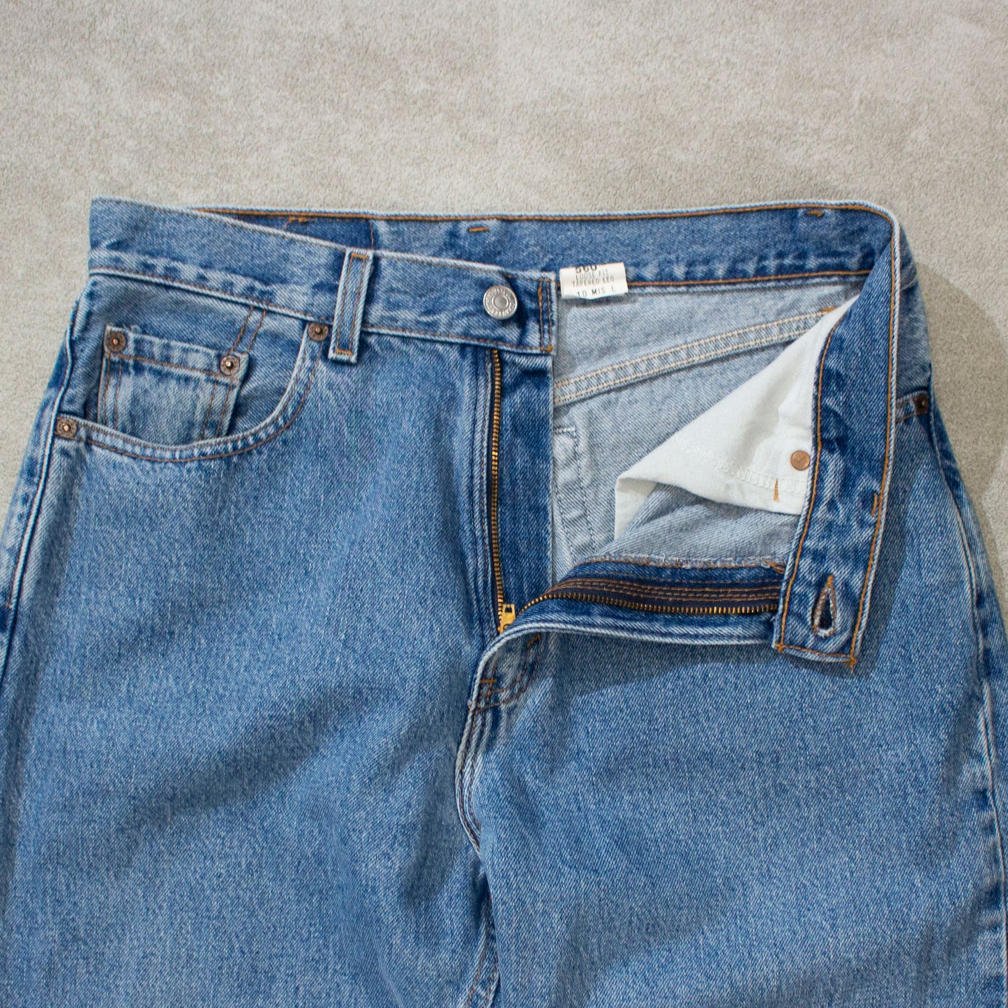 560 LOOSE FIT TAPERED Denim Pants Made in USA