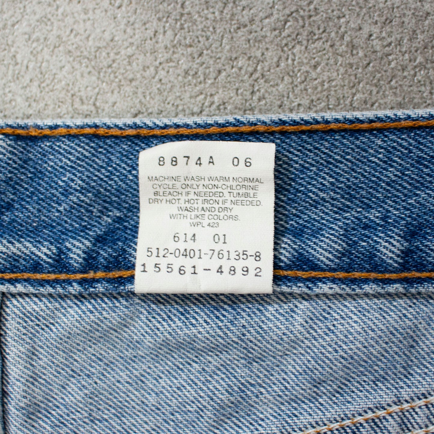560 LOOSE FIT TAPERED Denim Pants Made in USA