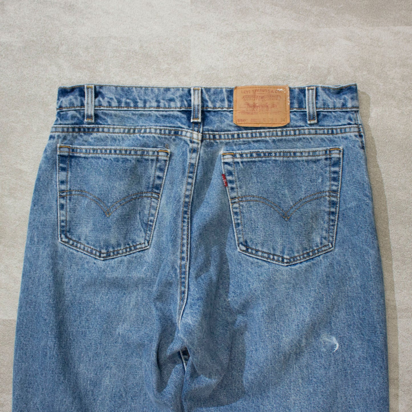 550 RELAXED FIT TAPERED LEG Made in USA