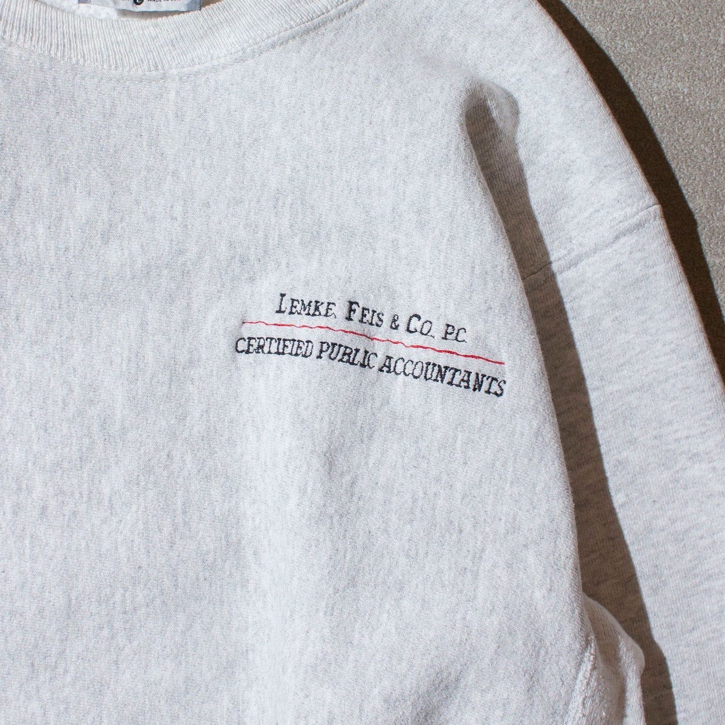 "CROSS GRAIN" Crewneck Sweat Made in U.S.A.