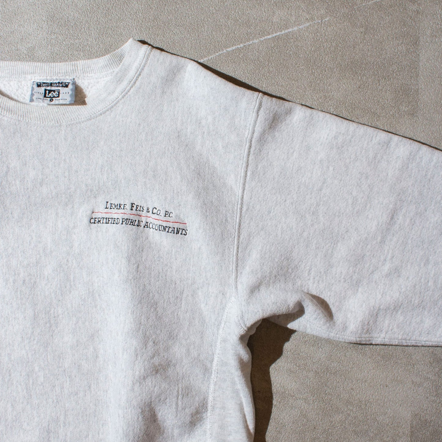 "CROSS GRAIN" Crewneck Sweat Made in U.S.A.
