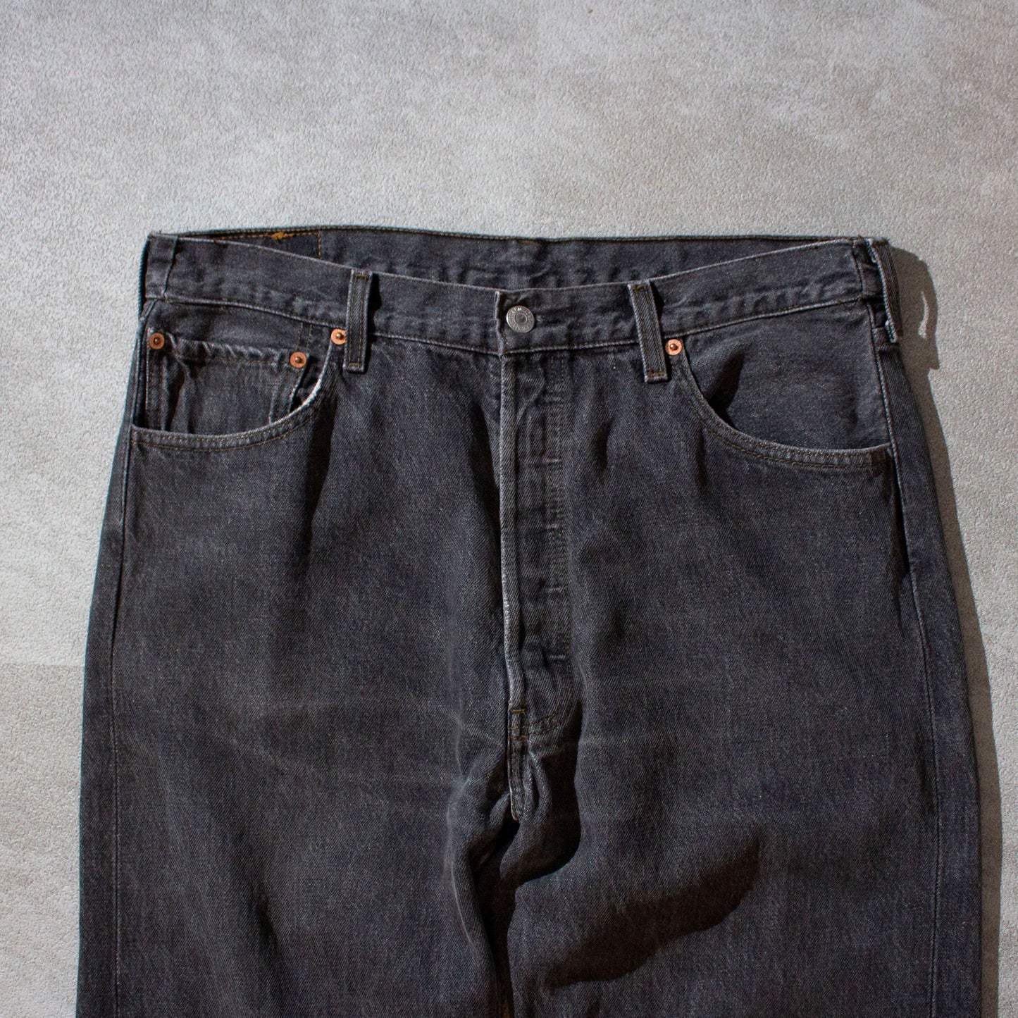 501 Black Denim "先染め"