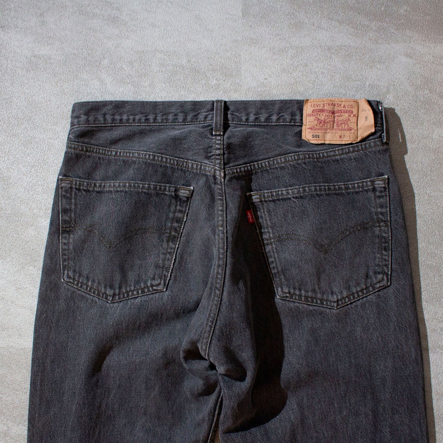 501 Black Denim "先染め"
