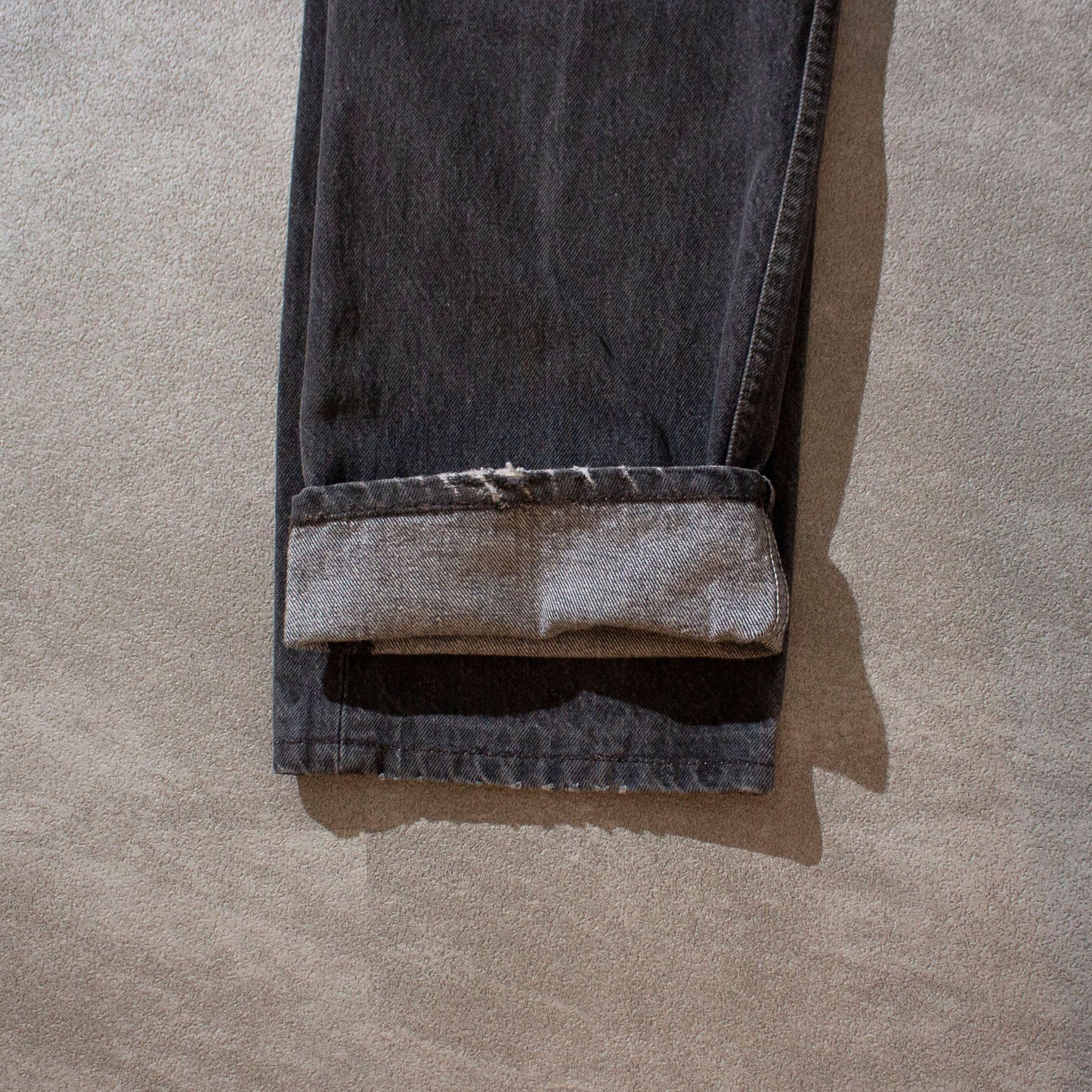 501 Black Denim "先染め"