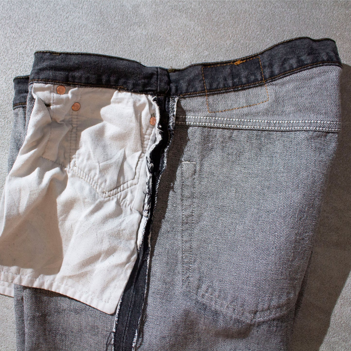 501 Black Denim "先染め"