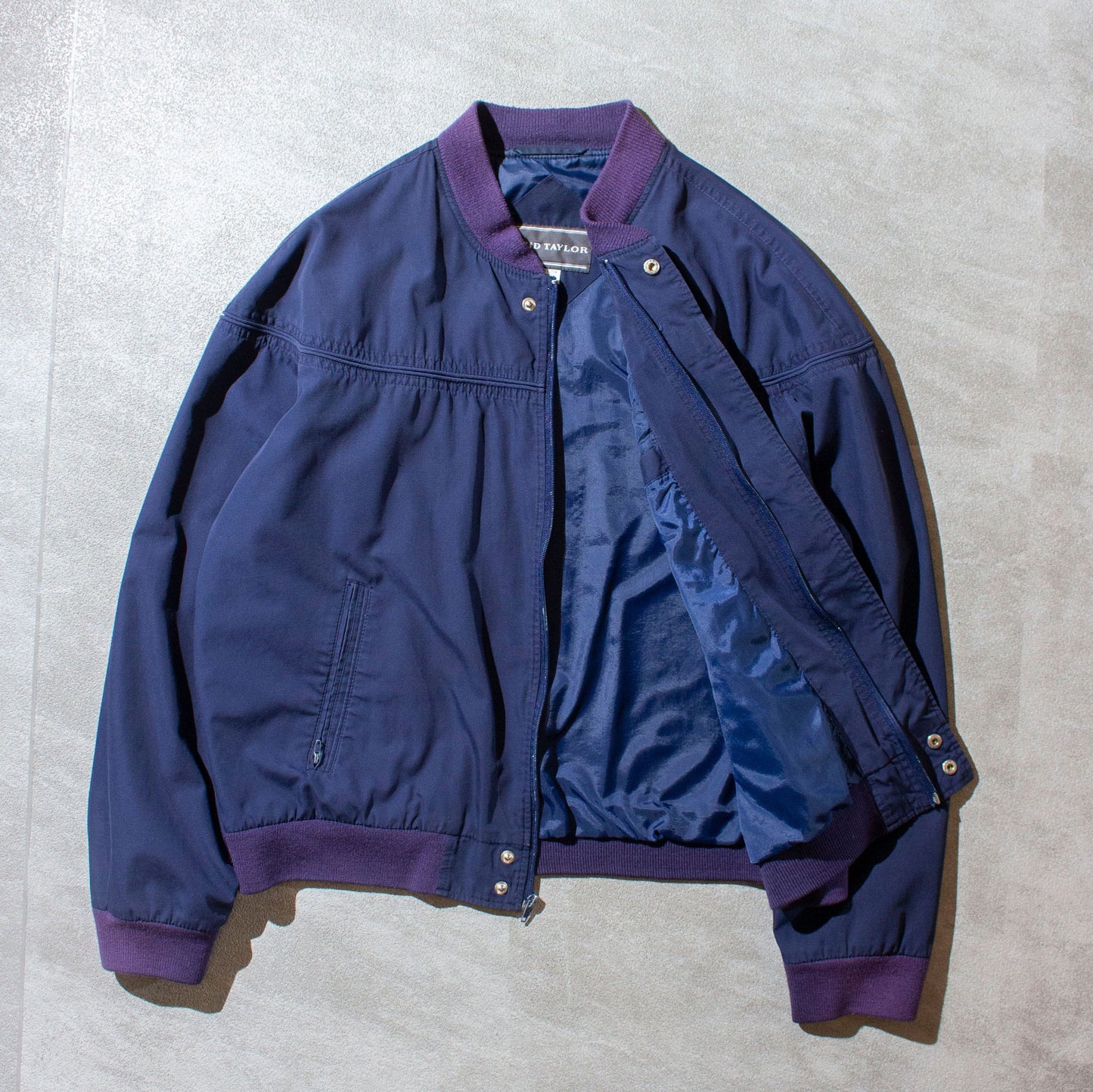 2tone Cup Shoulder Jacket