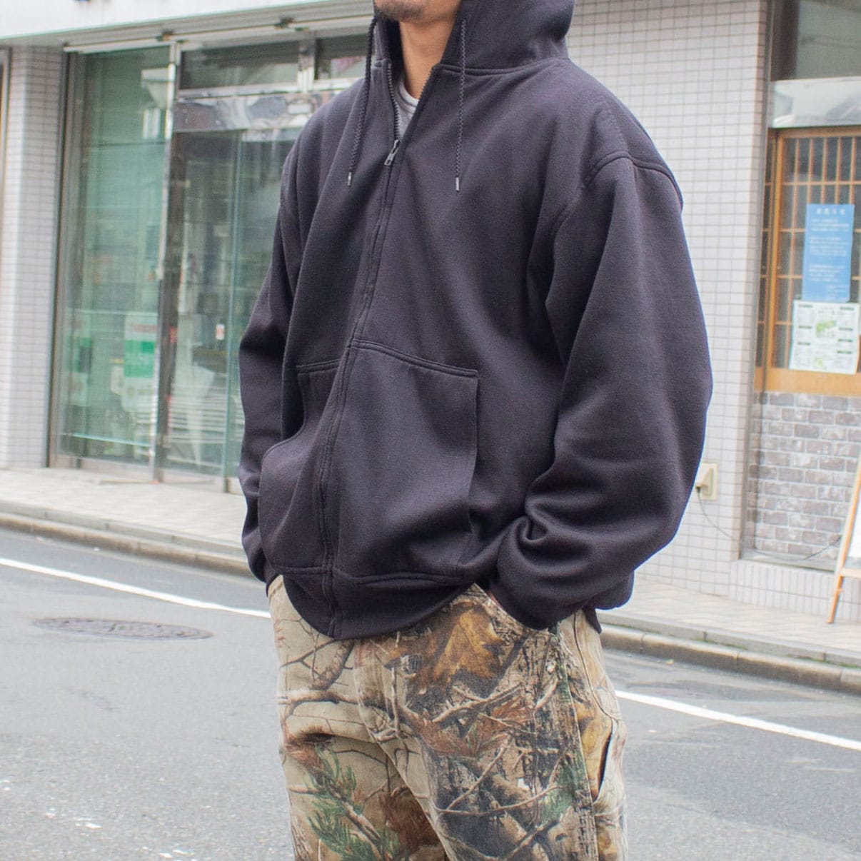 Thermal Lining Zip-up Hoodie