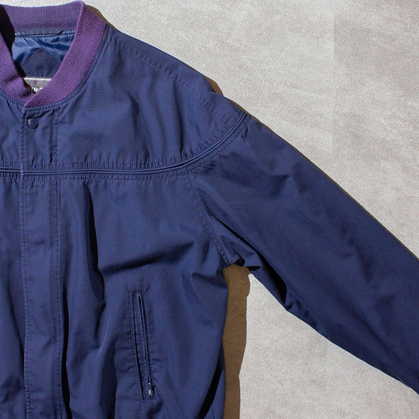 2tone Cup Shoulder Jacket