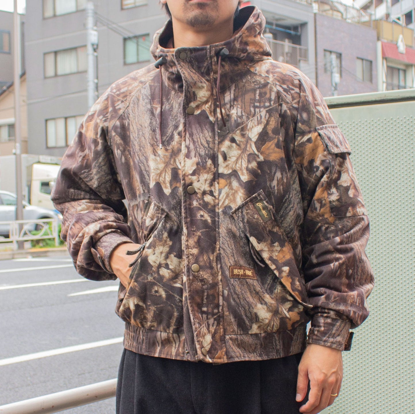 Tree Camo Hooded Blouson