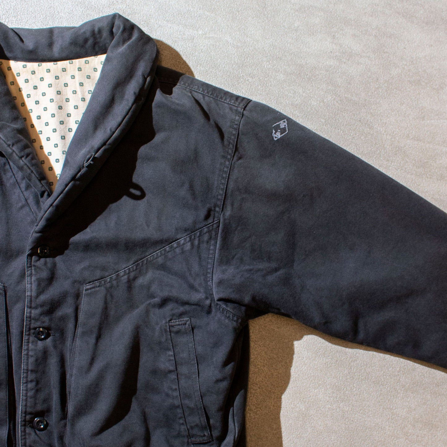 Shawl Collar Padded Blouson