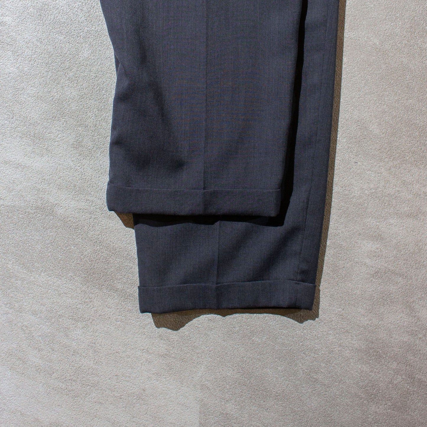2tuck Wide Tapered Slacks / Charcoal Gray