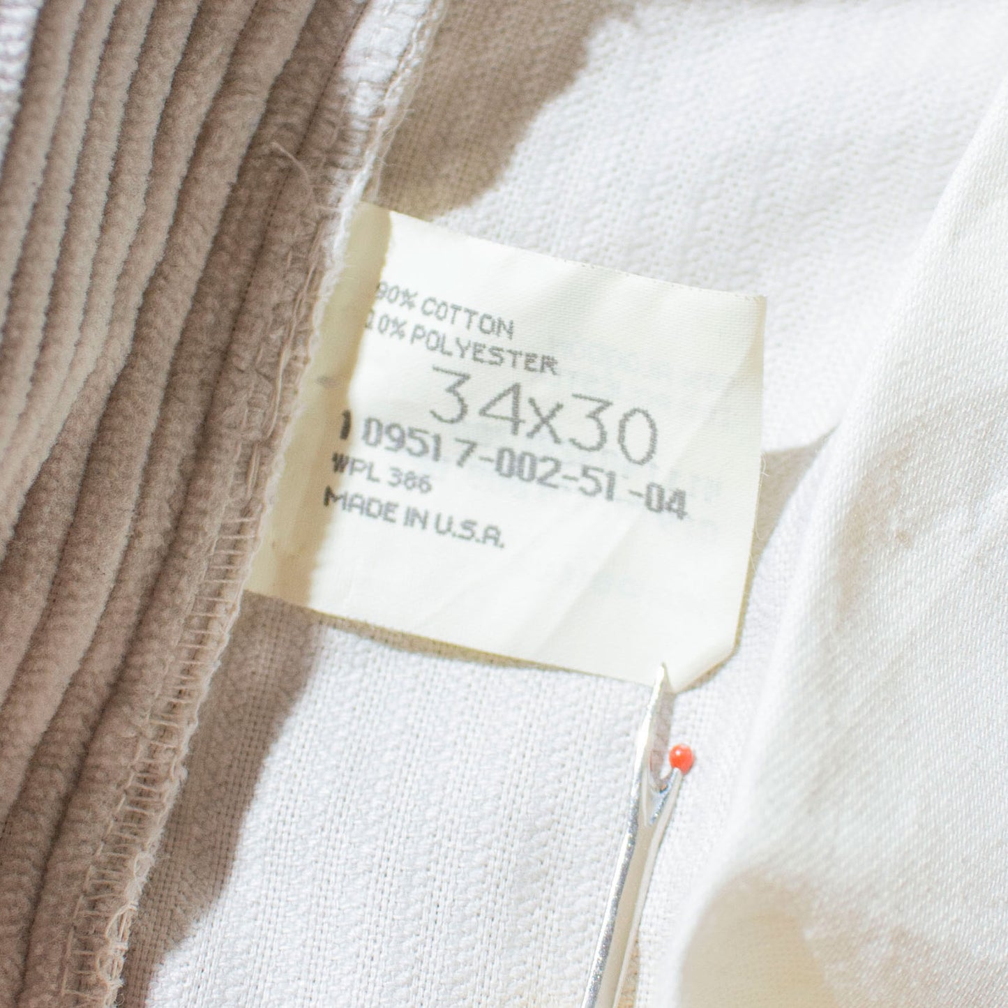 2tuck Corduroy Pants Made in U.S.A.