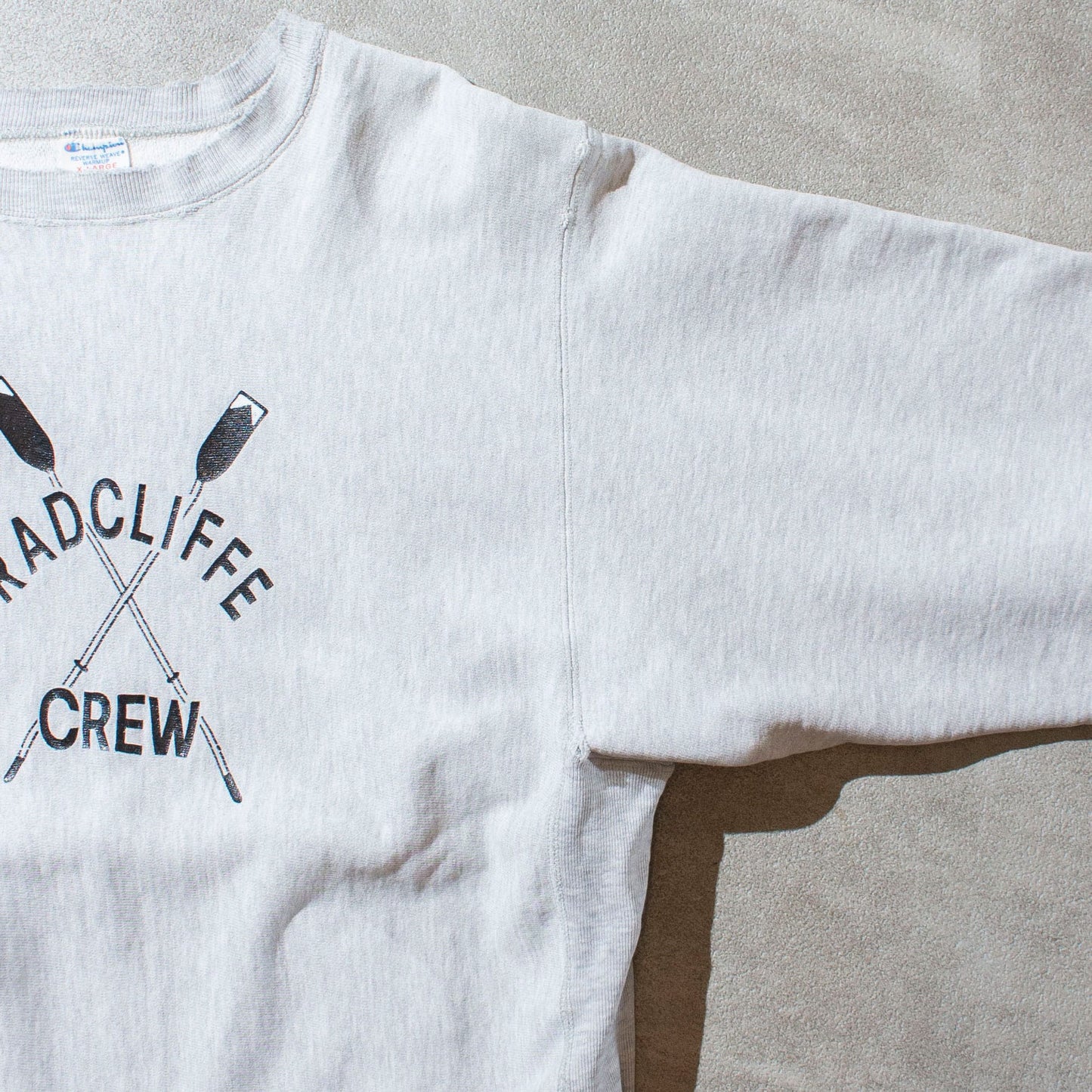 Reverse Weave "RADCLIFFE CREW" Crewneck Sweat
