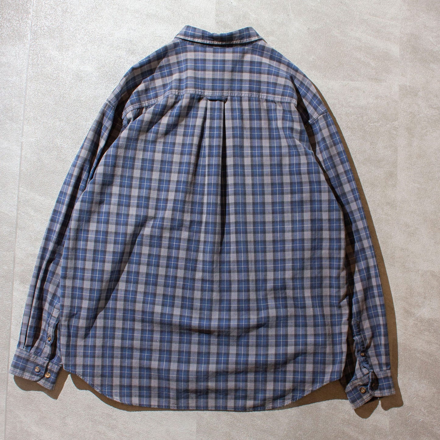 Cotton Check Regular Collar Shirt