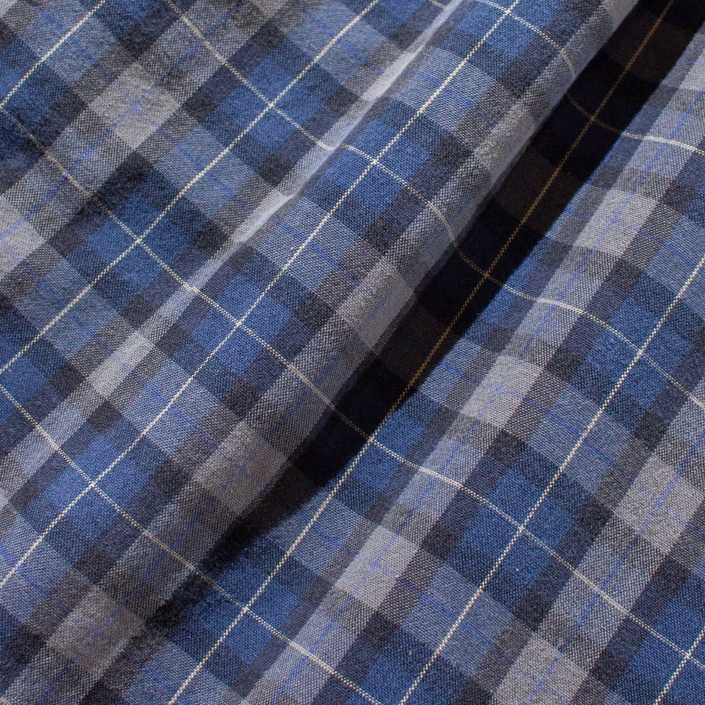 Cotton Check Regular Collar Shirt