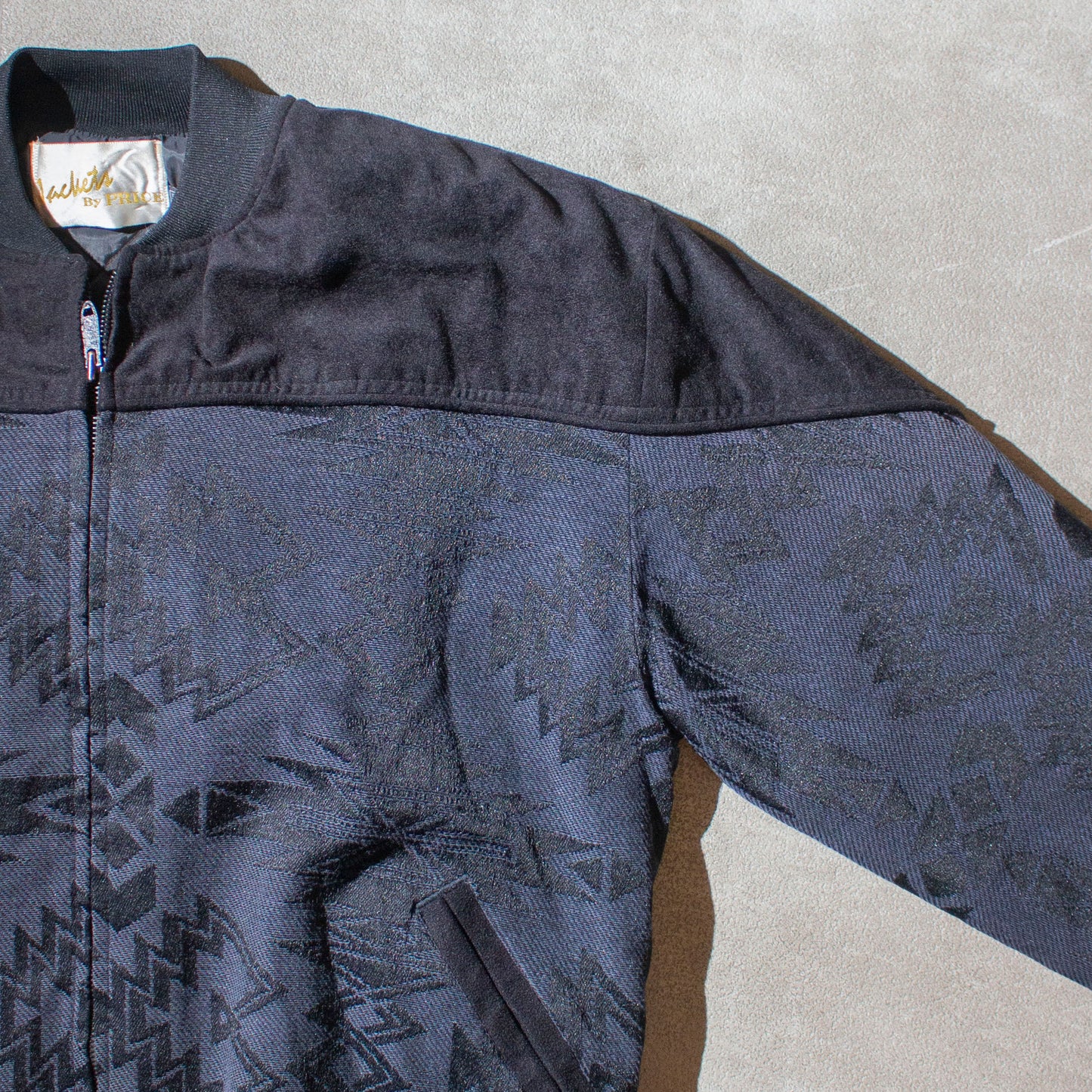 Native Pattern Jacquard Blouson