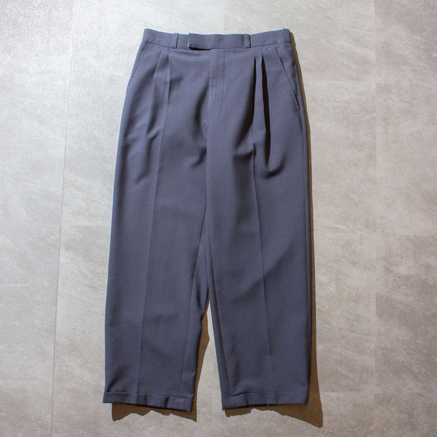 2tuck Wide Tapered Dress Slacks