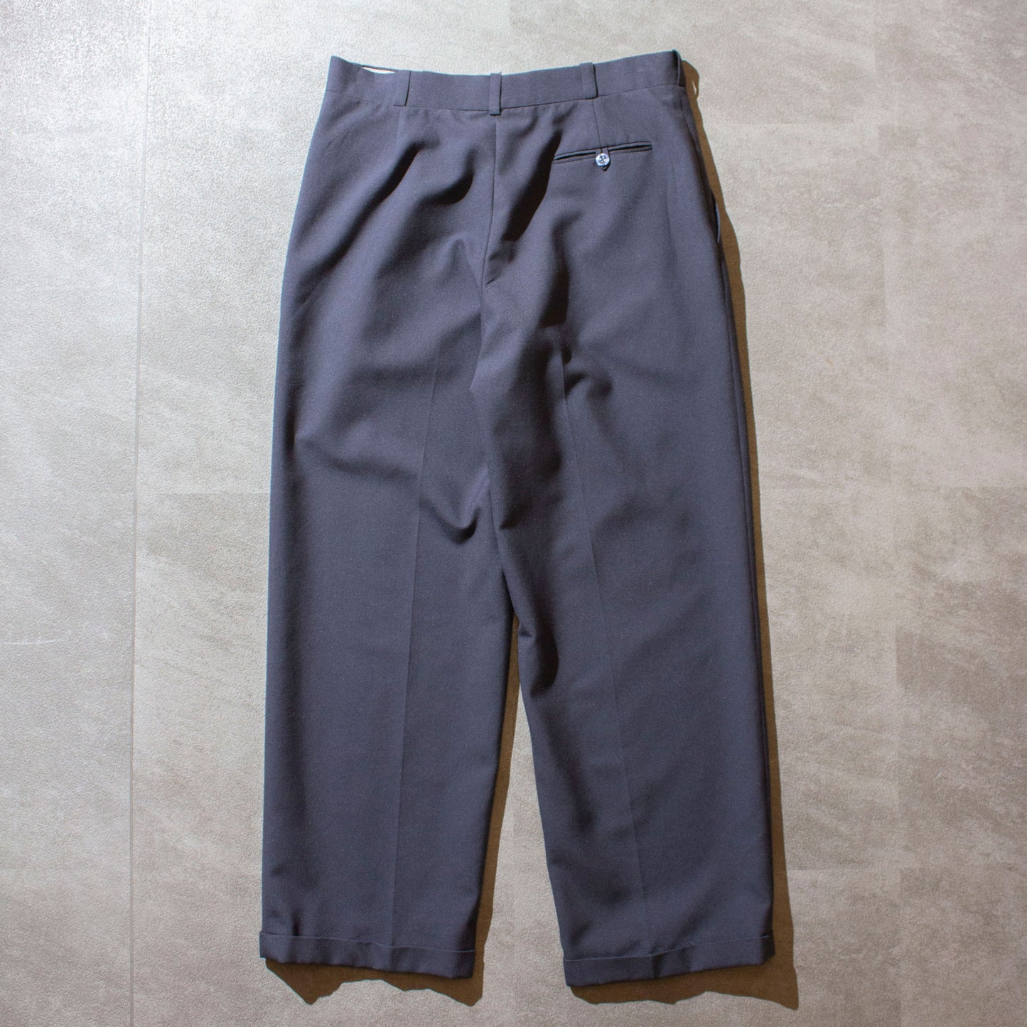 2tuck Wide Tapered Dress Slacks