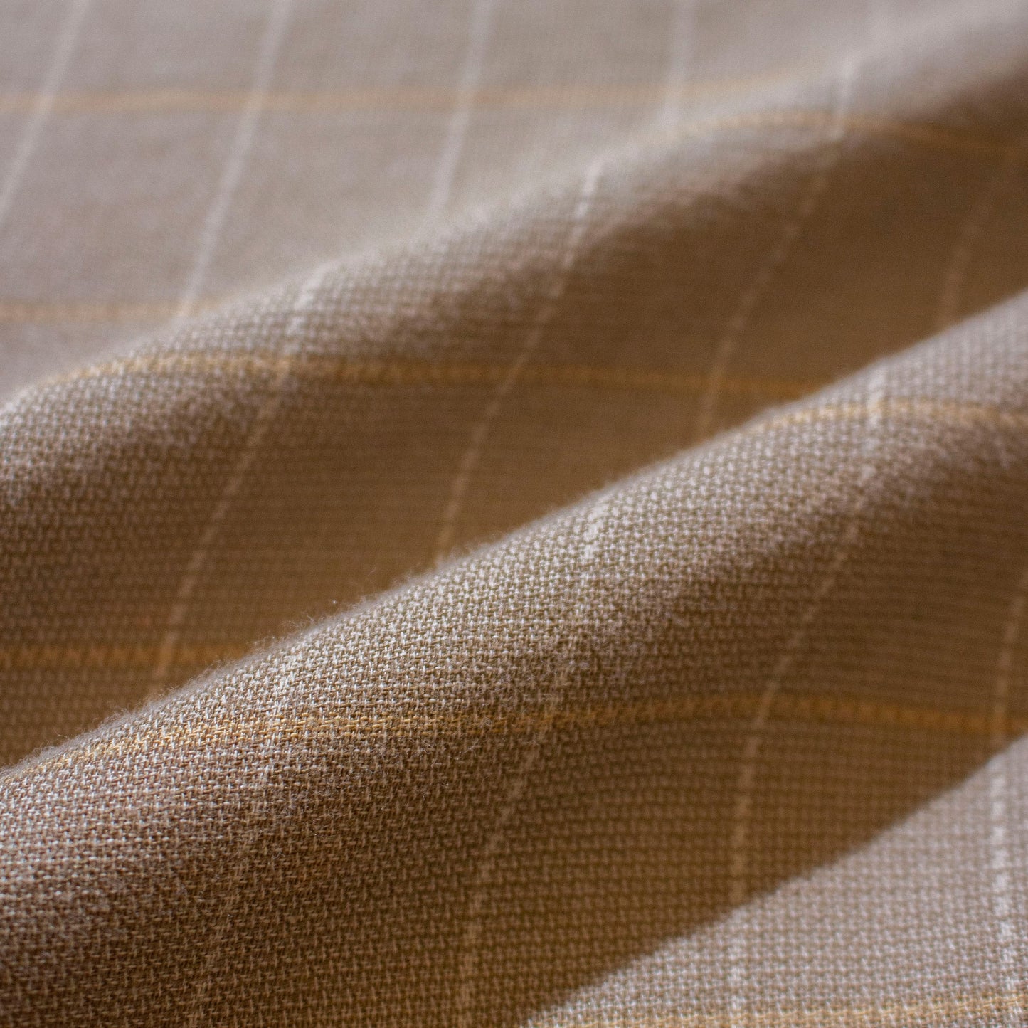 Check Tuck Shirt / Beige【L】
