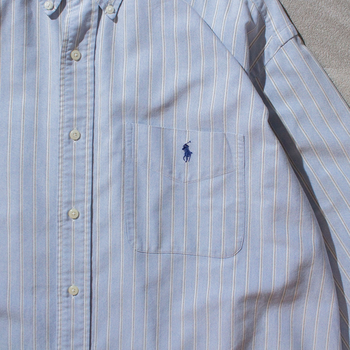 Stripe B.D Oxford Shirt "Big Shirt"