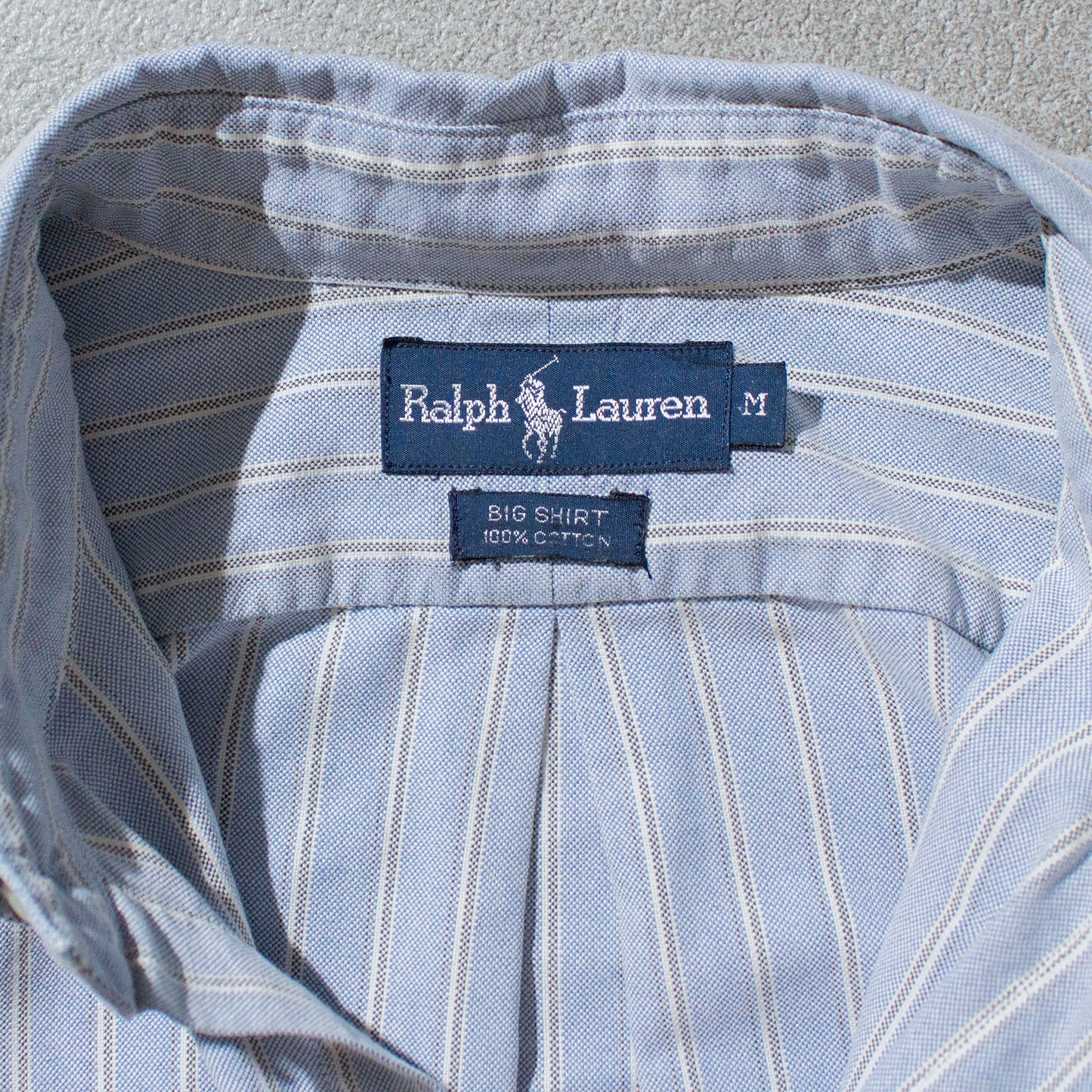 Stripe B.D Oxford Shirt "Big Shirt"