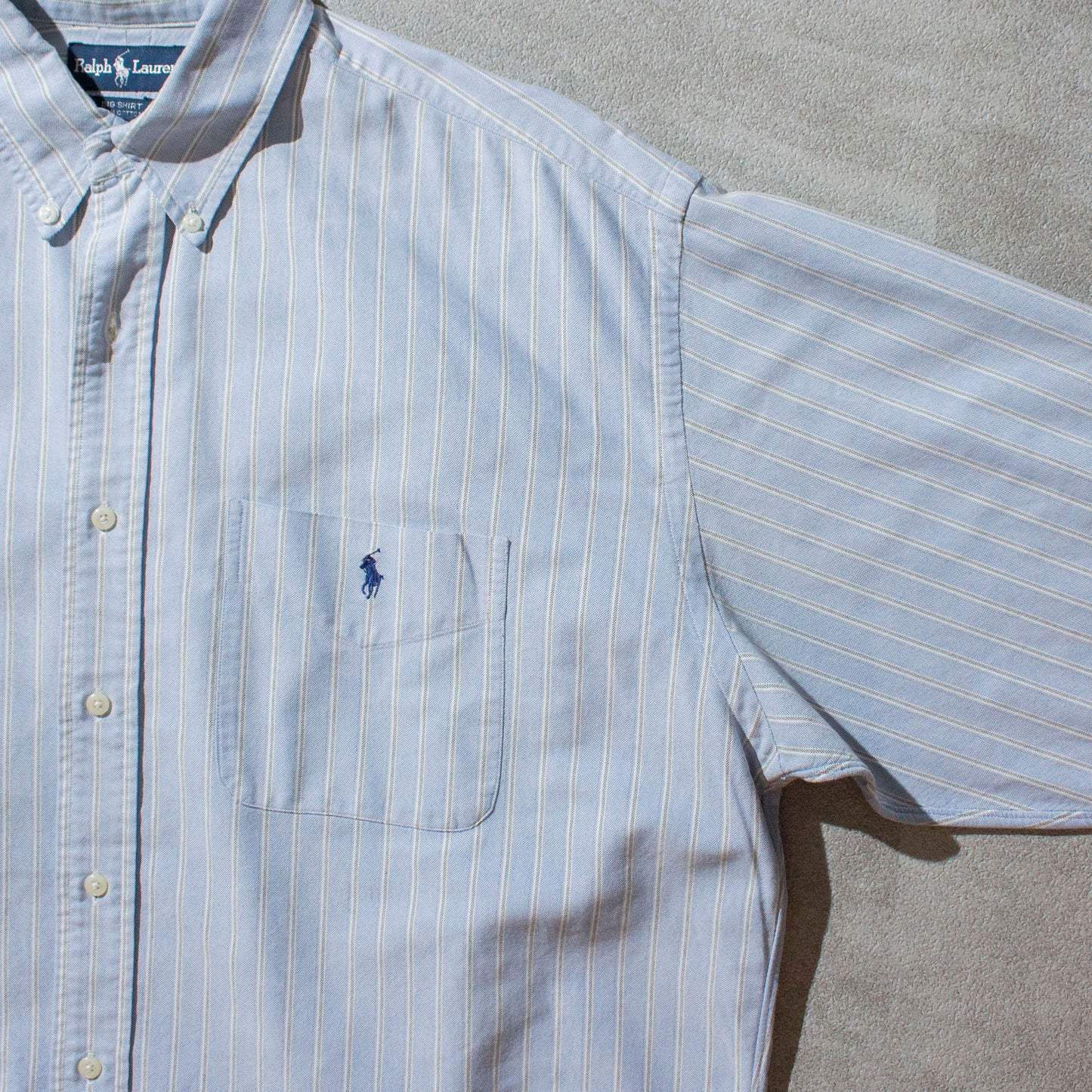 Stripe B.D Oxford Shirt "Big Shirt"