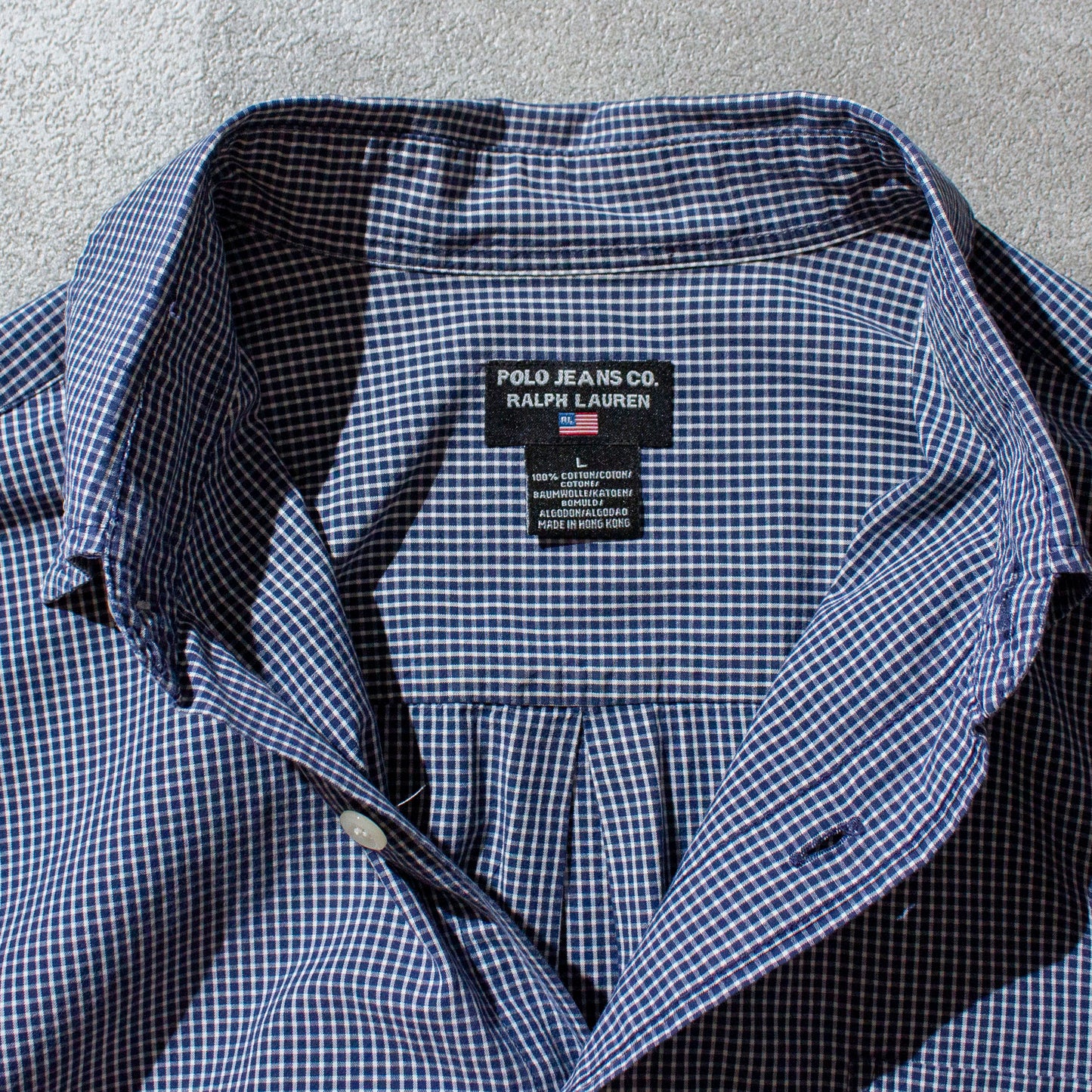 Cotton Check L/S Shirt