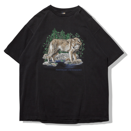 Wolf T-shirt U.S.A.【XXL】
