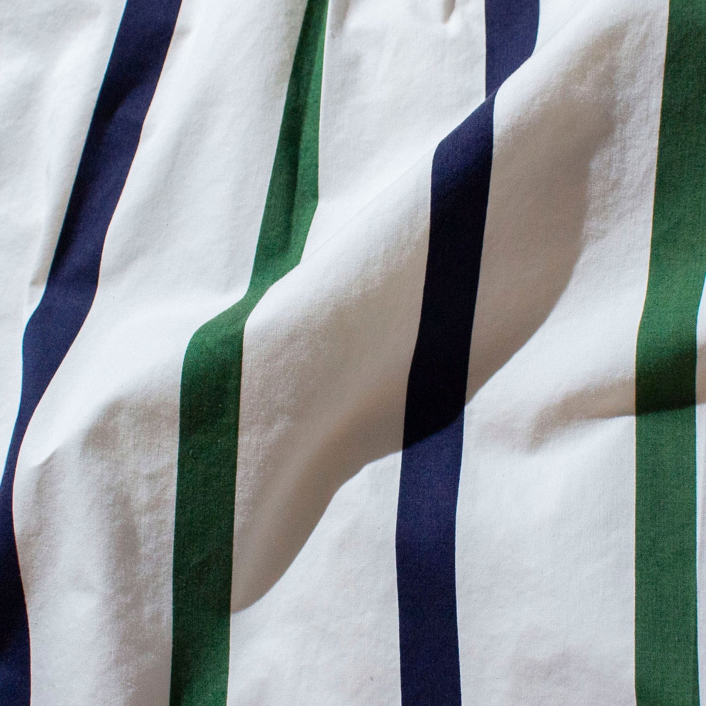 Cotton Poplin L/S Stripe Shirt