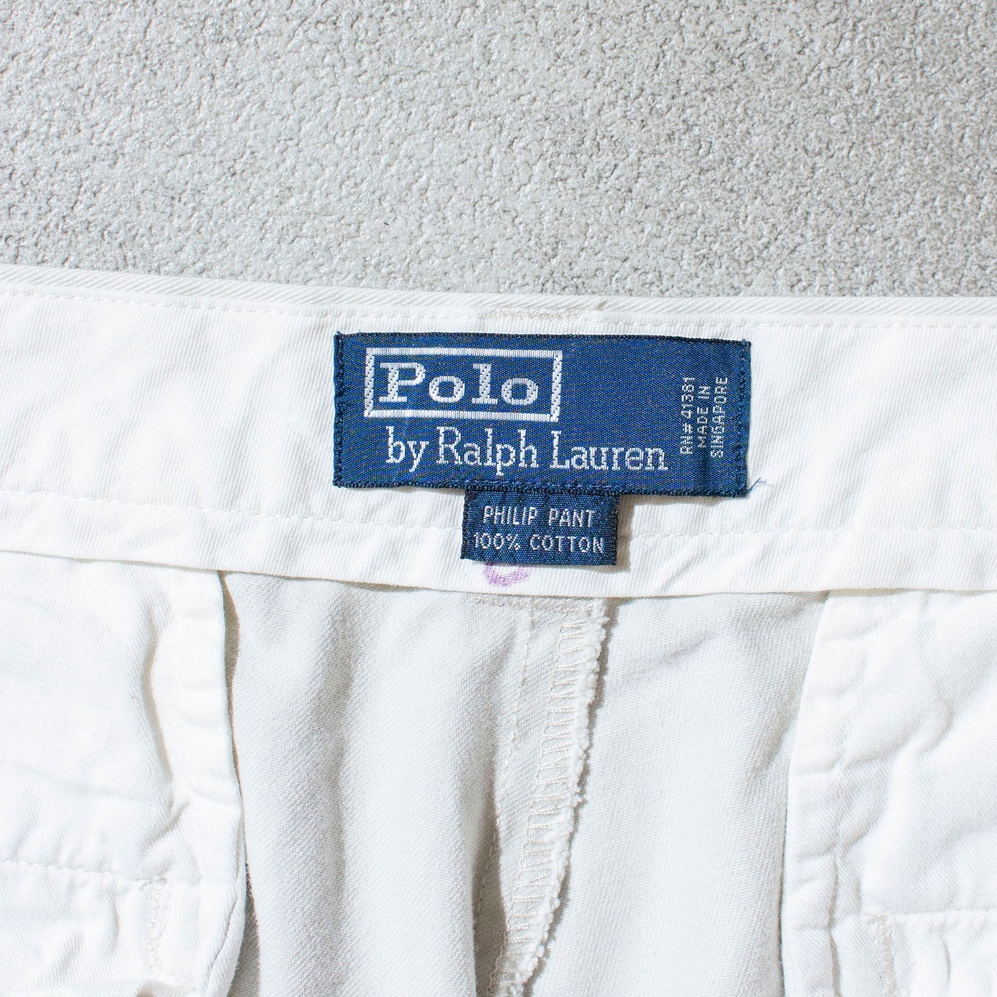 "PHILIP PANT" Chino Pants / Off White