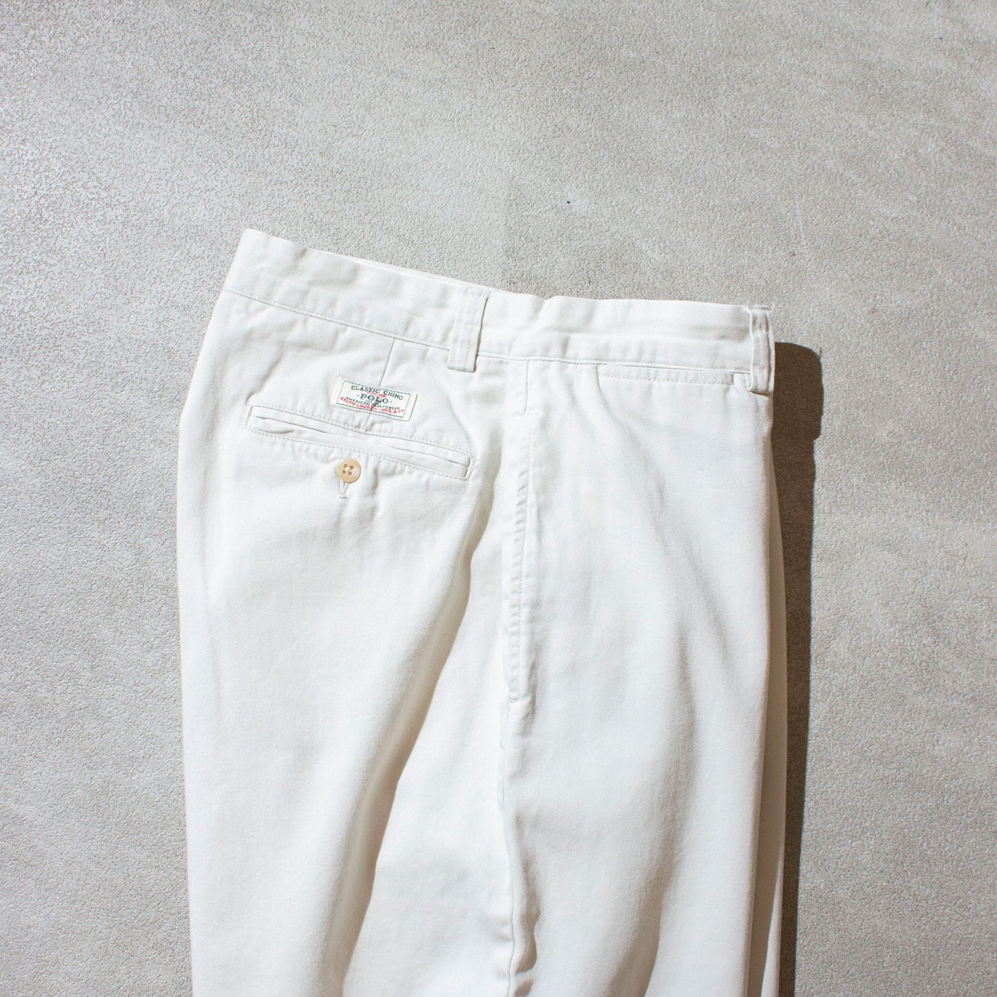 "PHILIP PANT" Chino Pants / Off White