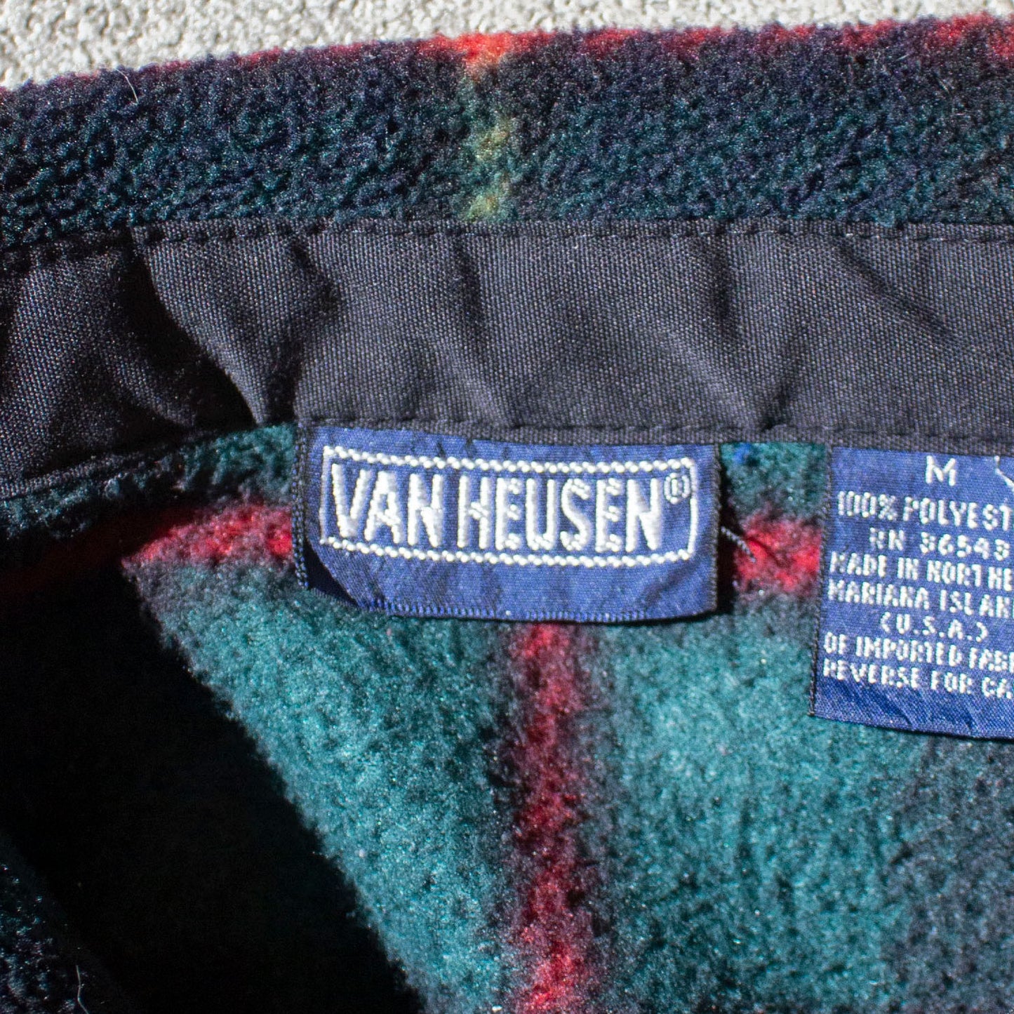 Check Fleece Bouson Made in U.S.A.