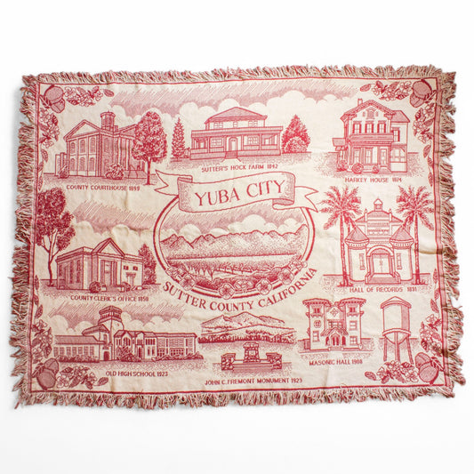 Cotton "YUBA CITY" Blanket