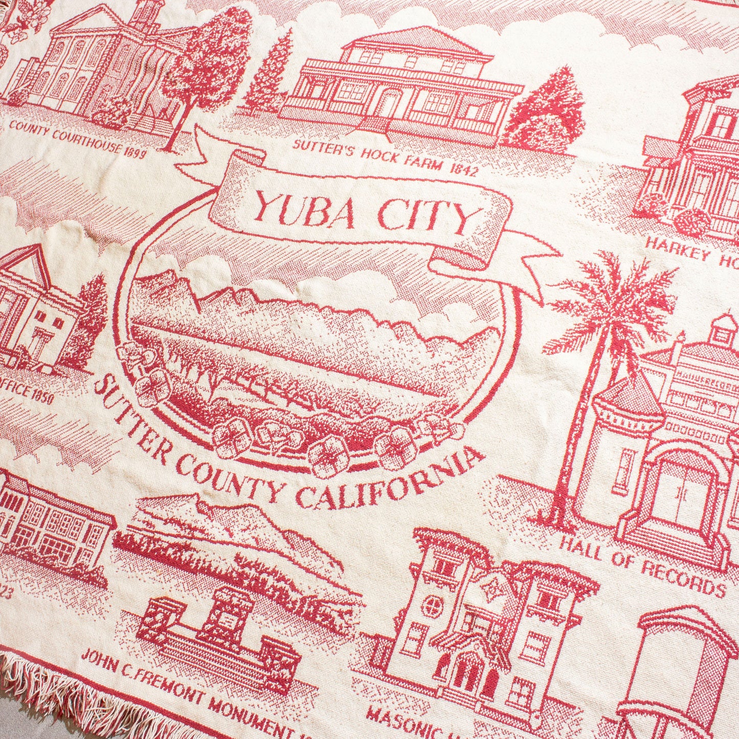 Cotton "YUBA CITY" Blanket