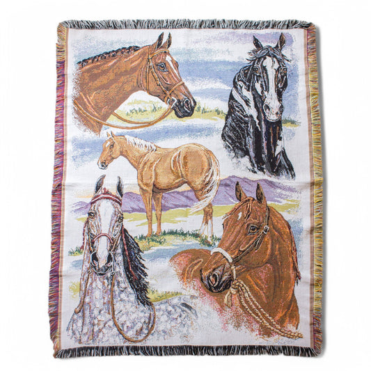 Acrylic Horses Blanket