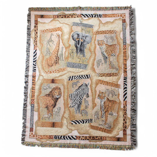 Cotton Animals Blanket