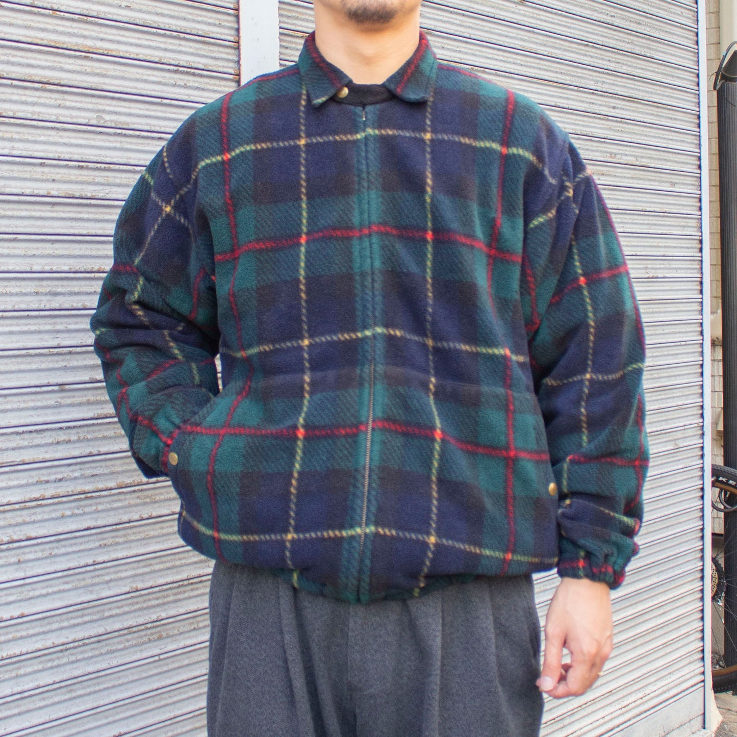 Check Fleece Bouson Made in U.S.A.