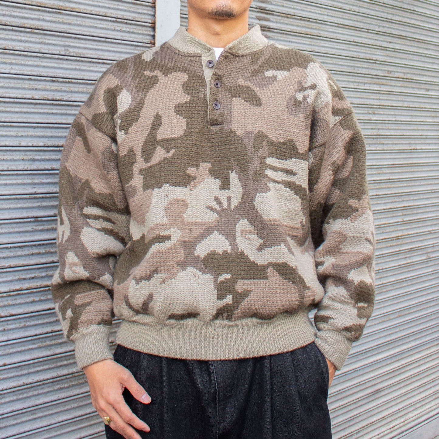 Henryneck Knit Pullover
