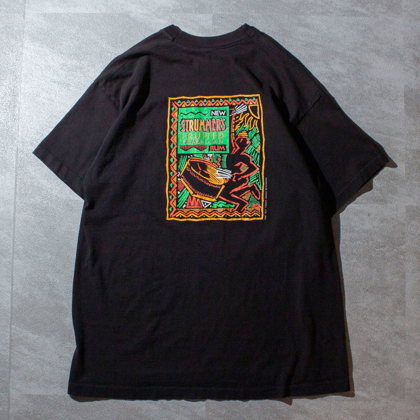 Strummers Jamaican Rum T-Shirt Made U.S.A.