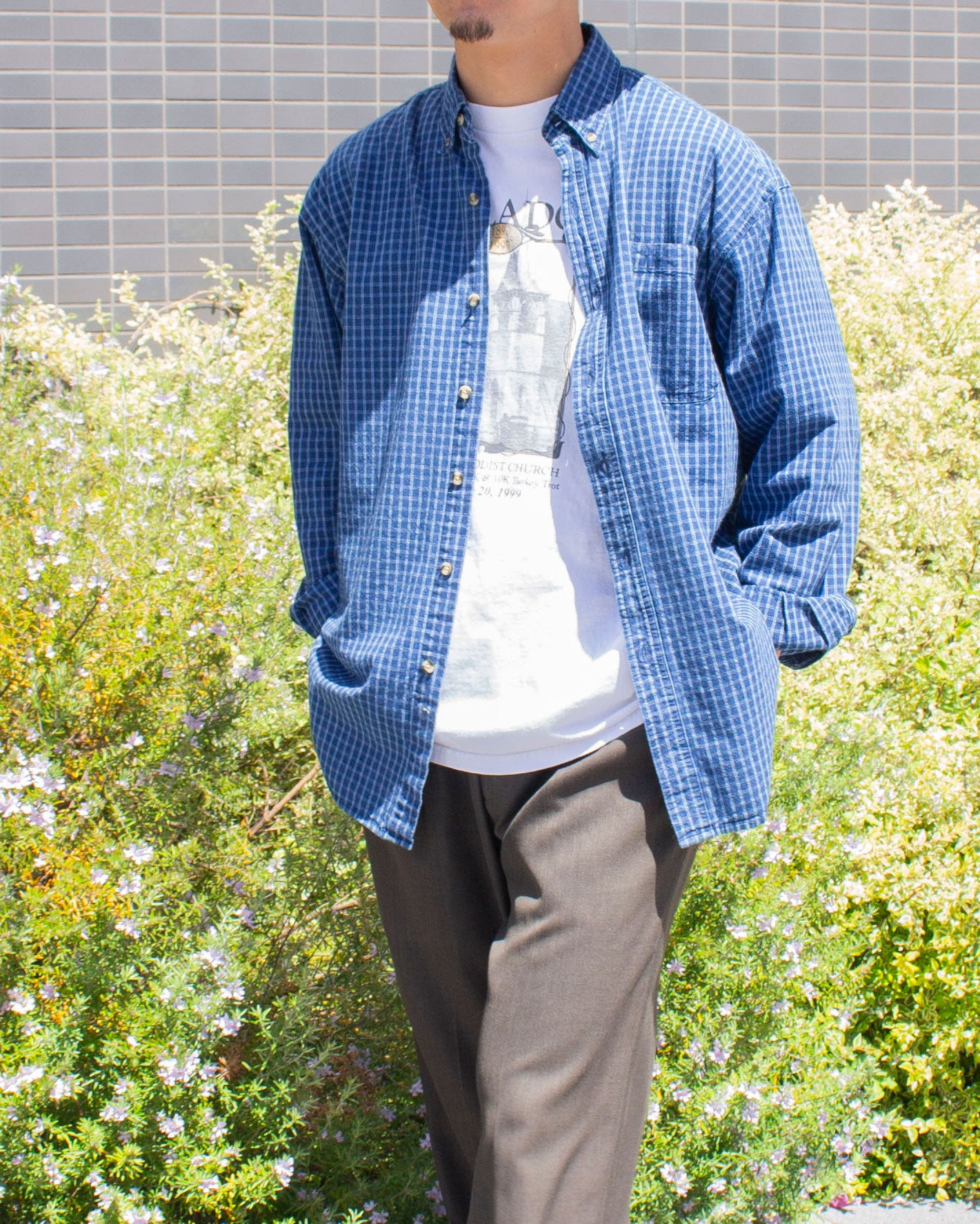 Cotton Check BD Shirt