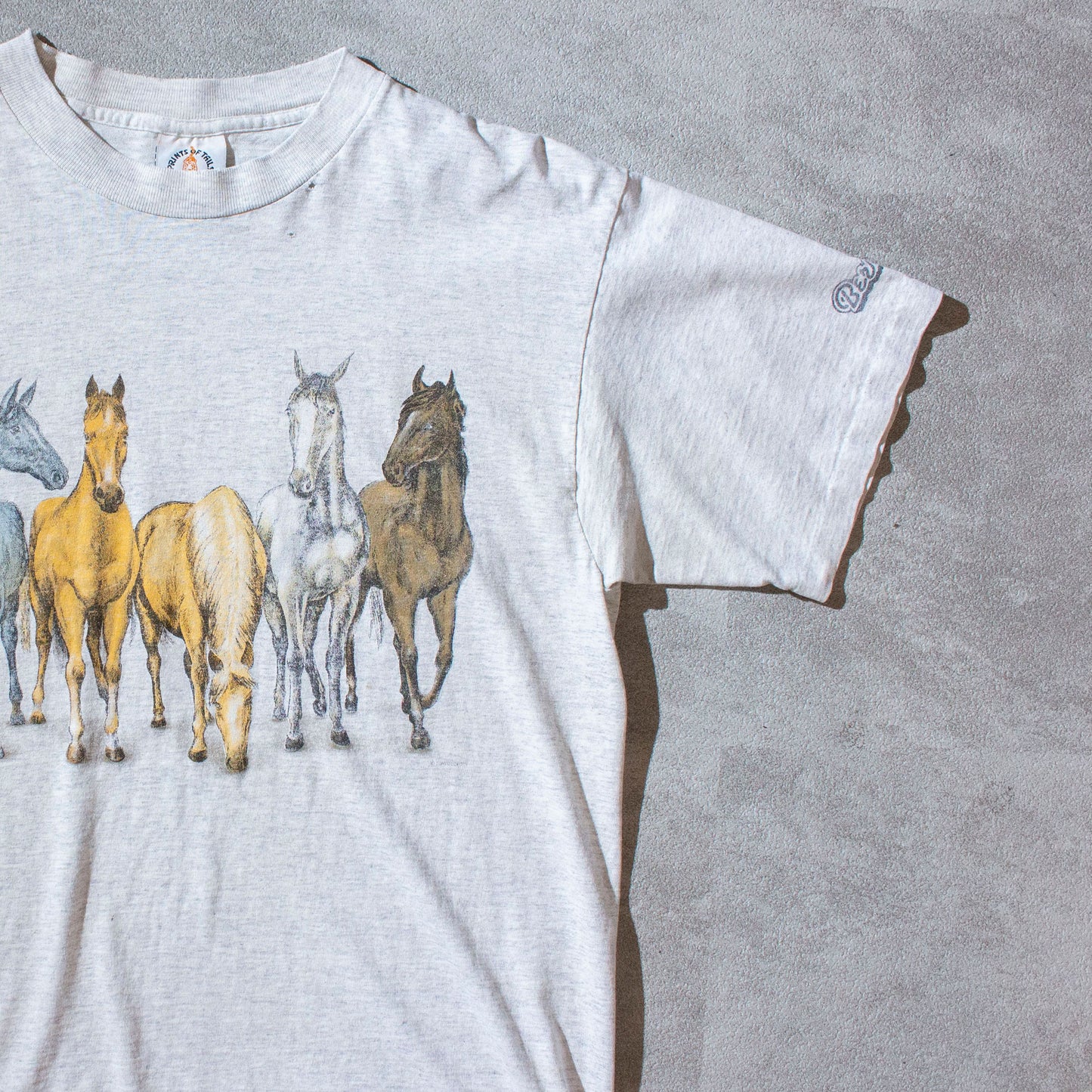 5horses Printed T-Shirt Made in U.S.A.