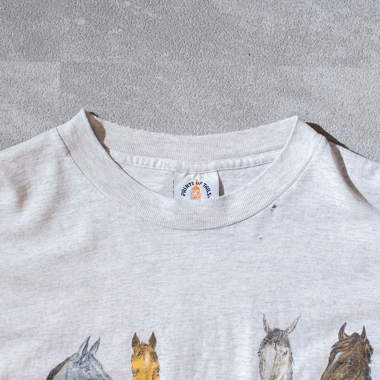 5horses Printed T-Shirt Made in U.S.A.
