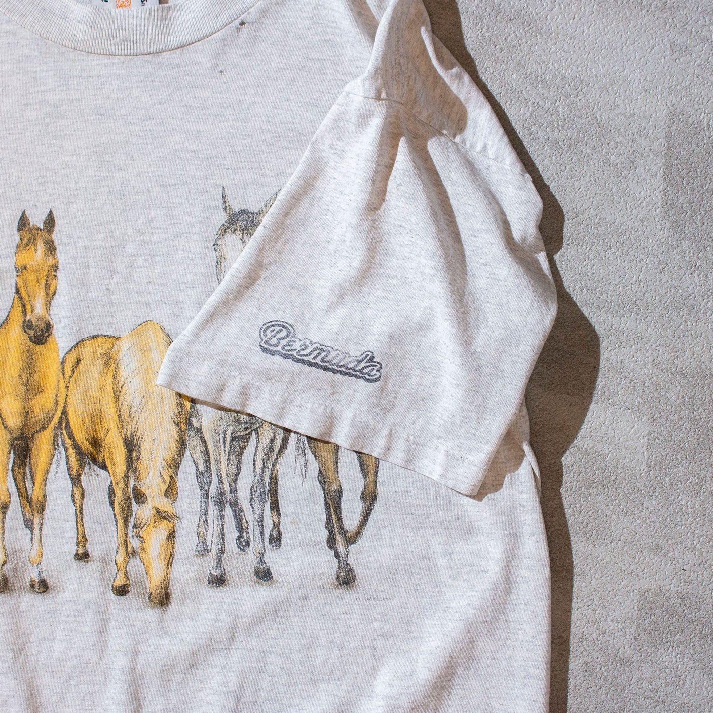 5horses Printed T-Shirt Made in U.S.A.